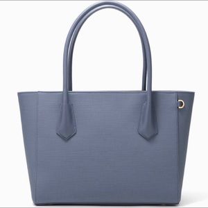 Dagne Dover Signature Tote Ash Blue